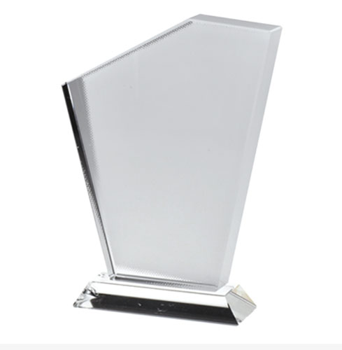 Reconocimiento de Vidrio para Sublimación, forma Triangular, 195 x 140 x 20mm
