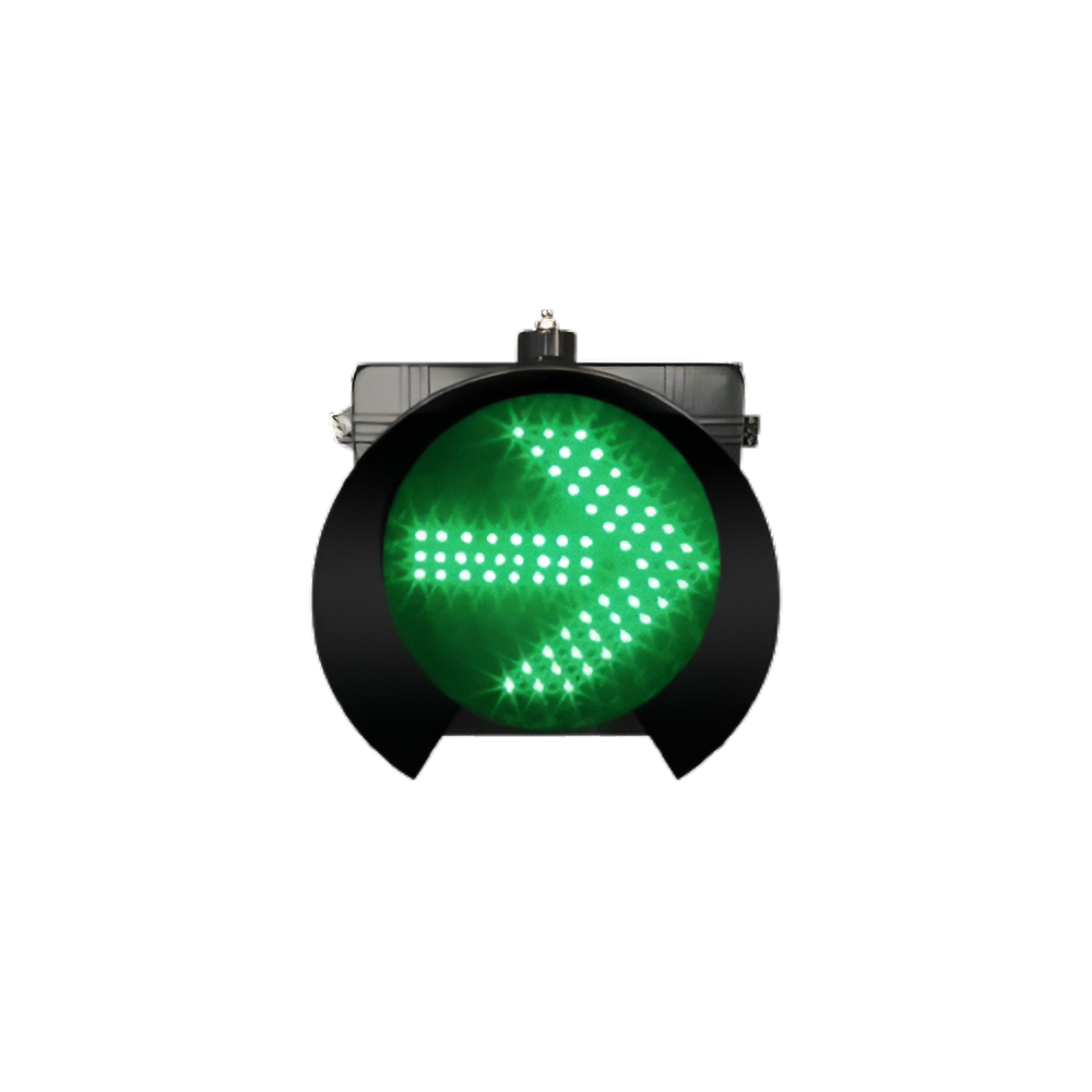 Caja de luz para semaforo, Luz de Flecha verde