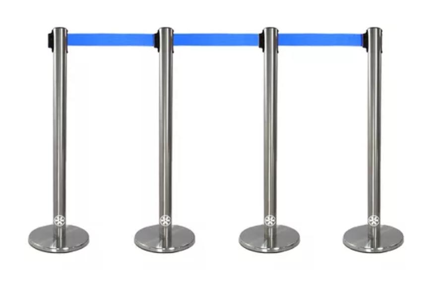TS-BLT-B Cinta azul para postes separadores de fila