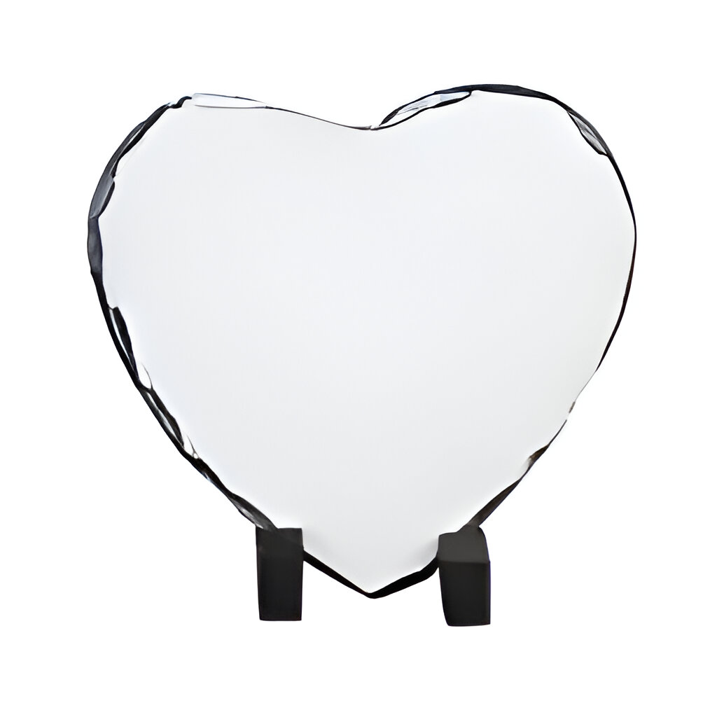 Piedra para Sublimación forma de Corazón 15 x 15 cm (Gloss)