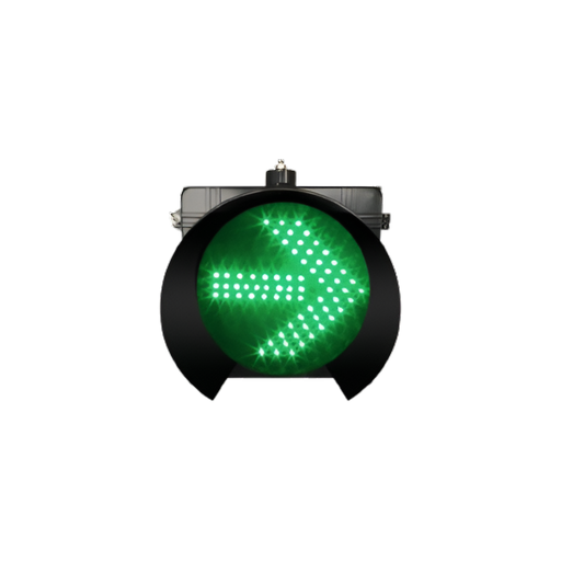 [FX300-3-15-1C] Caja de luz para semaforo, Luz de Flecha verde