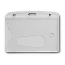 [Y843263] Porta Carné plástico transparente sin protección frente